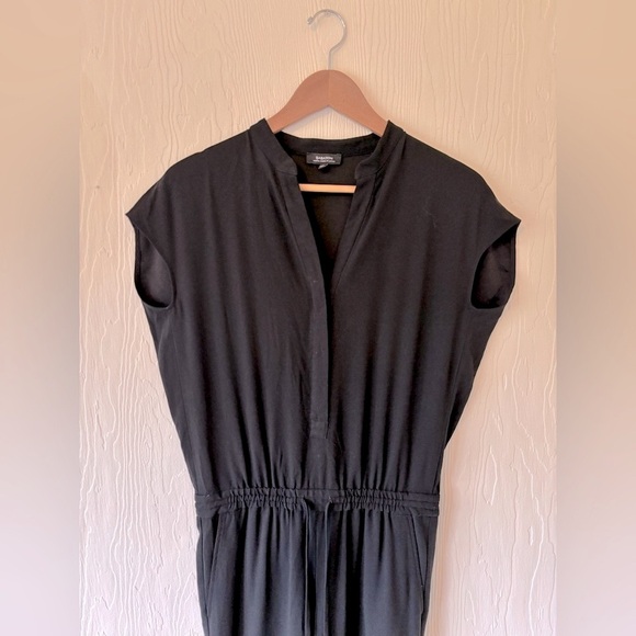 Babaton Aritzia Donnie Black Cap Sleeve Sleeveless Jumpsuit Boiler Utility Suit - Picture 12 of 17